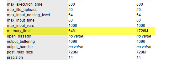 php catch fatal error allowed memory size