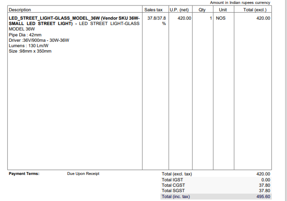 Dolibarr Purchase order bug